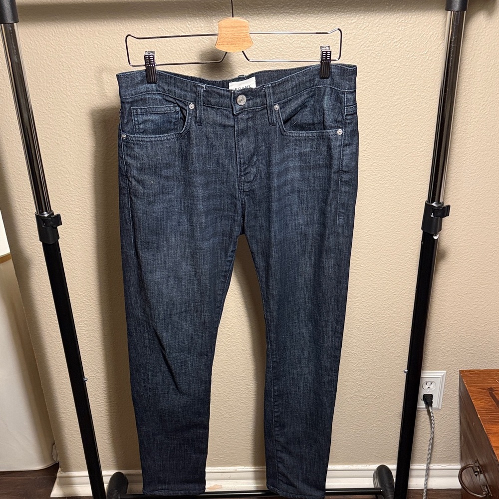 Frame L’Homme Slim Men's Dark Jeans